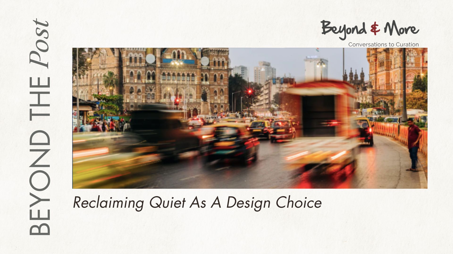 Reclaiming Quiet As A Design Choice