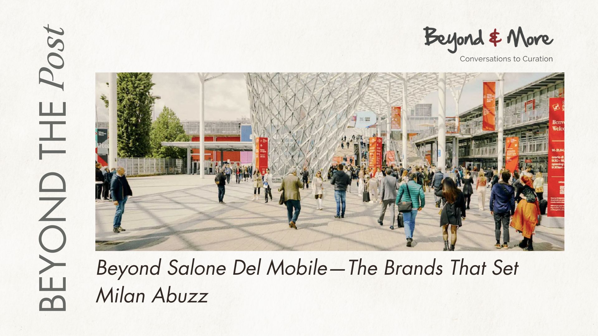 Beyond Salone